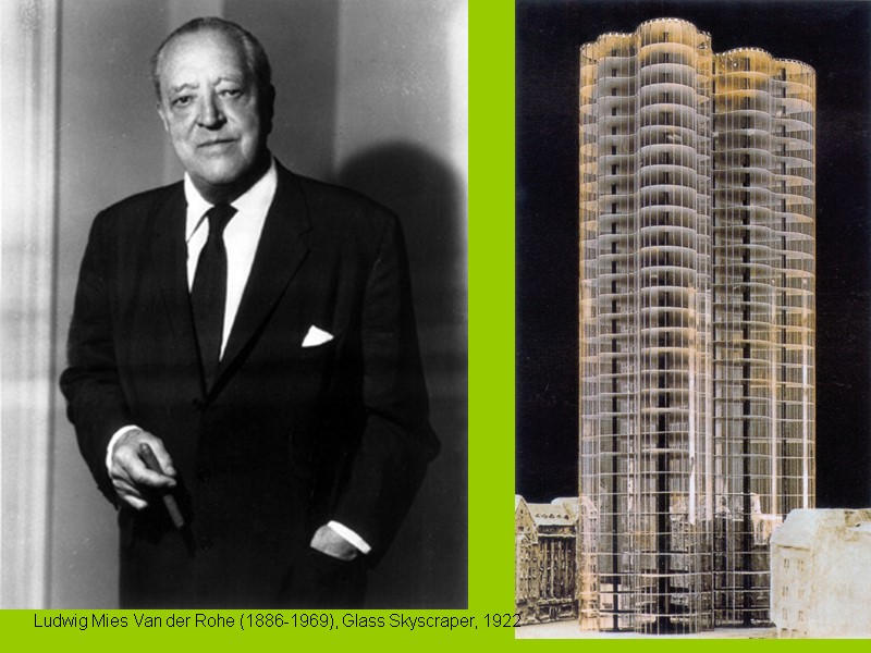 Ludwig Mies Van der Rohe (1886-1969), Glass Skyscraper, 1922